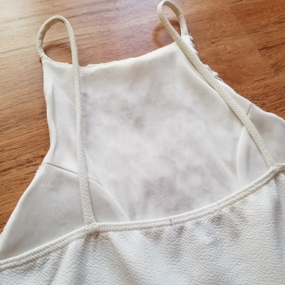 High-Neck Peplum Top - Picture 4 of 5